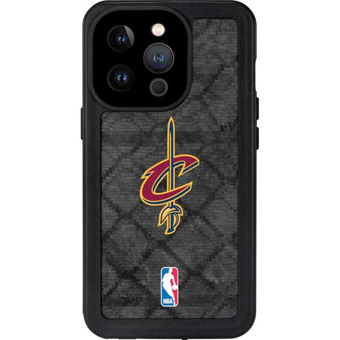 NBA Cleveland Cavaliers Dark Rust iPhone 15 Pro Waterproof Case